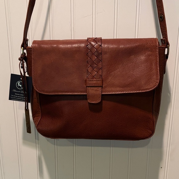Ashwood Handbags - NWT Ashwood Leather Brown Shoulder/Crossbody Bag